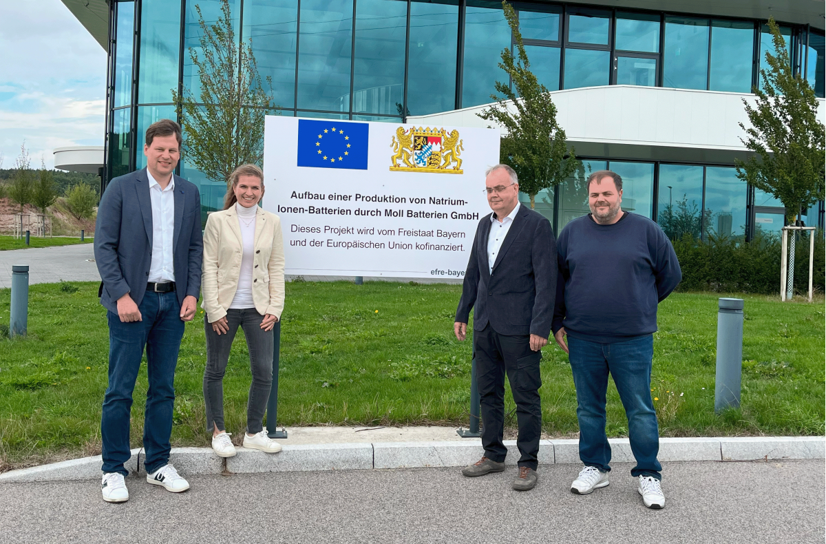 v.l.n.r: Holger Then, Christina Deuerling, Peter Urban, Christian Urban