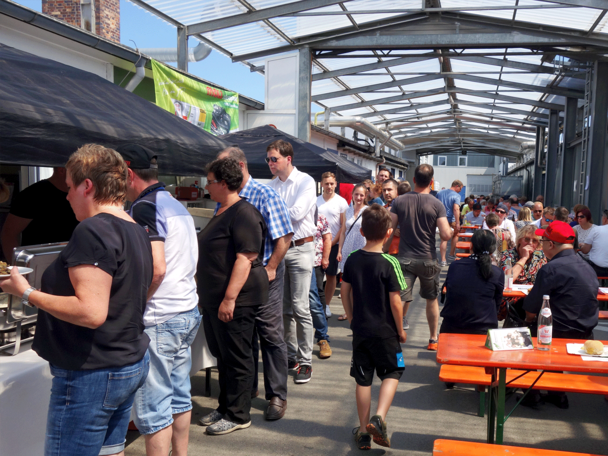 Hoffest auf dem Betriebsgelände