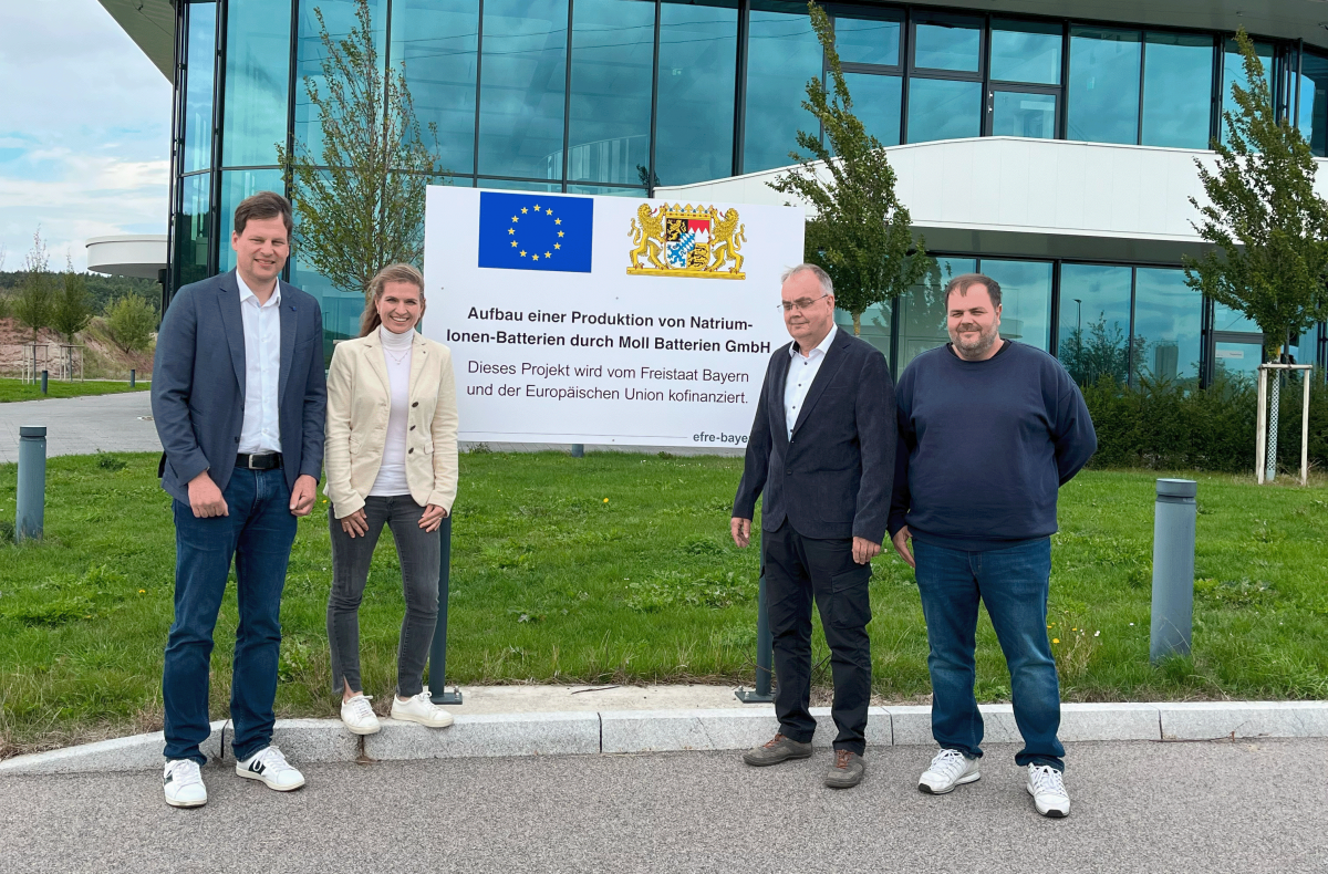 From left to right: Holger Then, Christina Deuerling, Peter Urban, Christian Urban